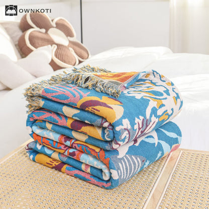 Underwater World Cotton Gauze Quilt