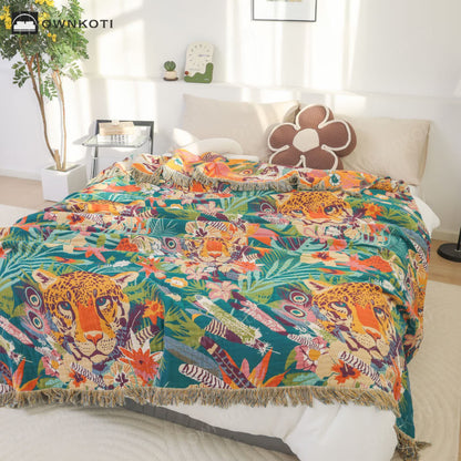 Pure Cotton Tropical Style Lighweight Quilt