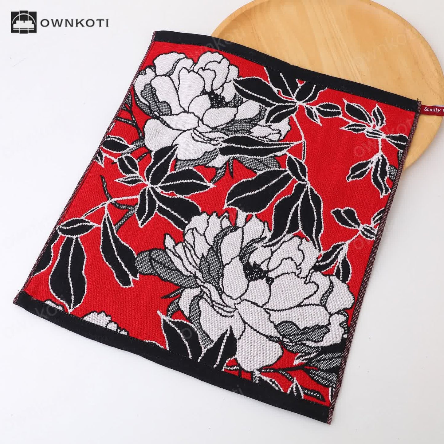 Cotton Gauze Floral Soft Kitchen Towel