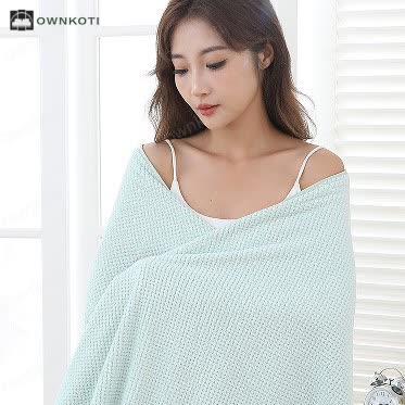 Solid Color Soft Absorbent Bath Towel