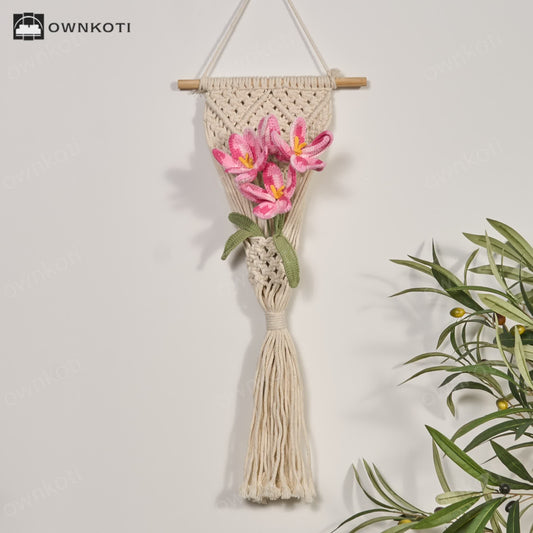 Hand-woven Tulip Bouquet Ornament