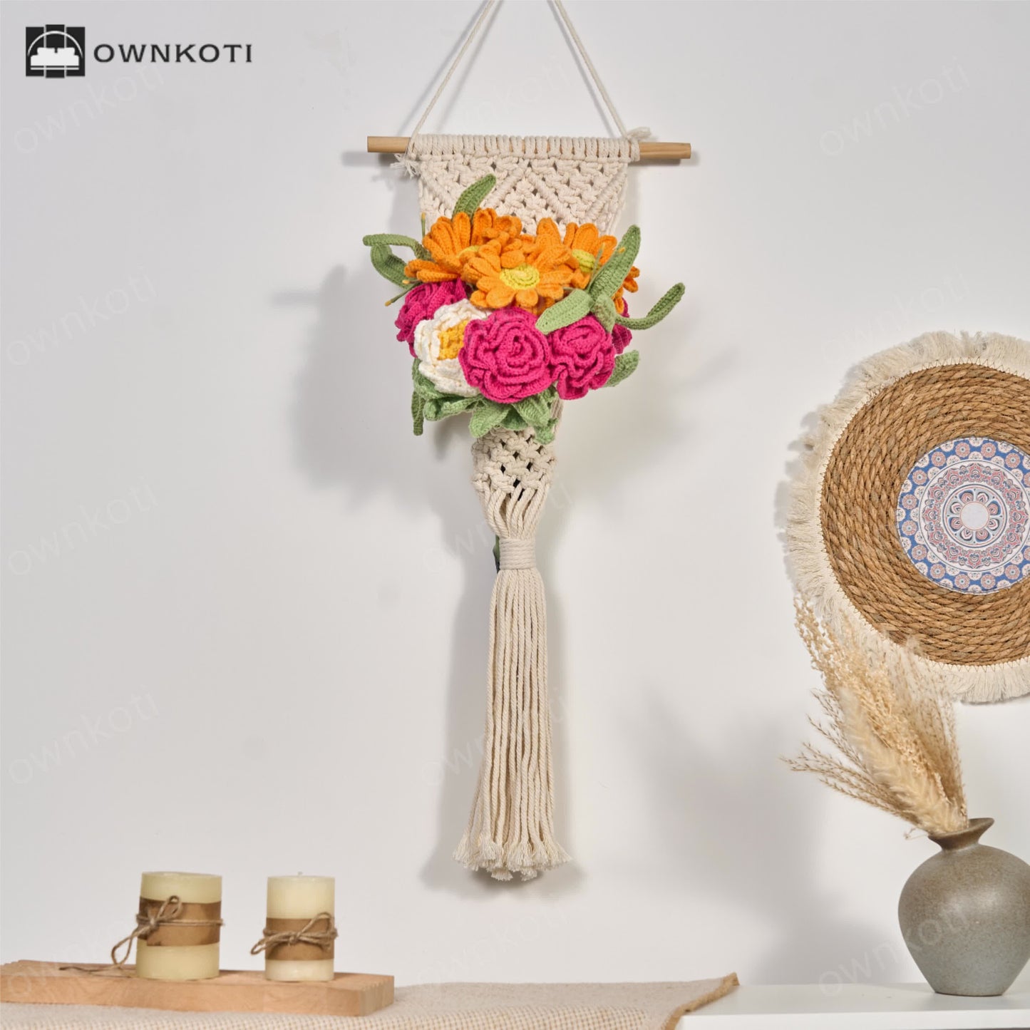 Handmade Knitted Bouquet Home Decoration(12PCS)