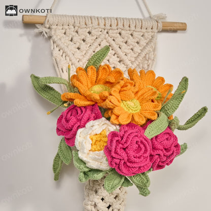 Handmade Knitted Bouquet Home Decoration(12PCS)