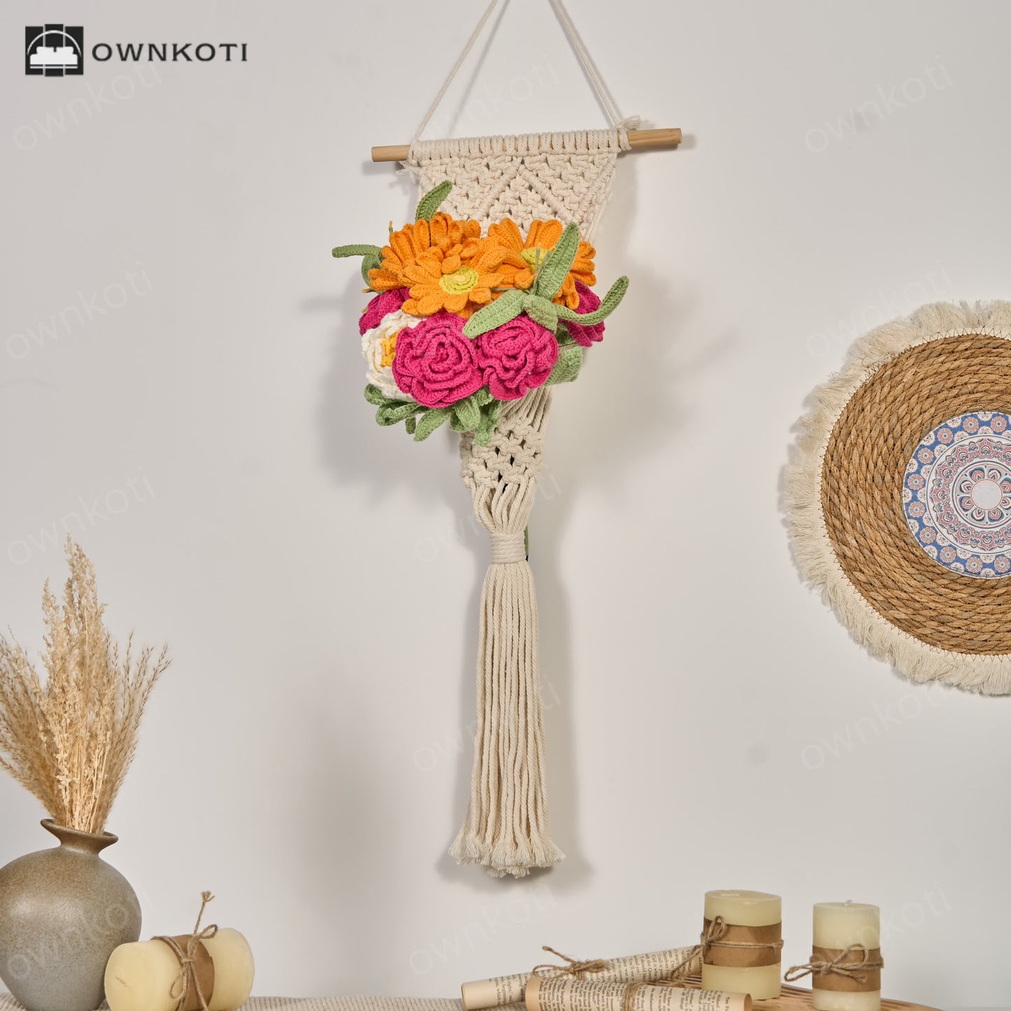 Handmade Knitted Bouquet Home Decoration(12PCS)