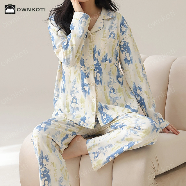 Refresh Floral Pure Cotton Pajama Set