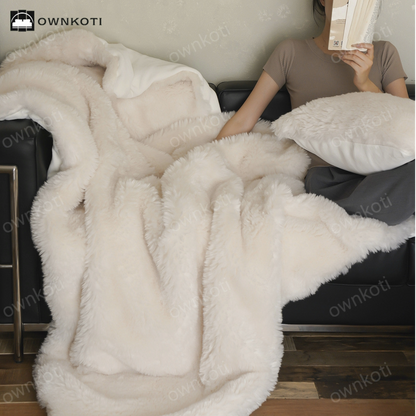 Solid Color Double-sided Fleece Blanket