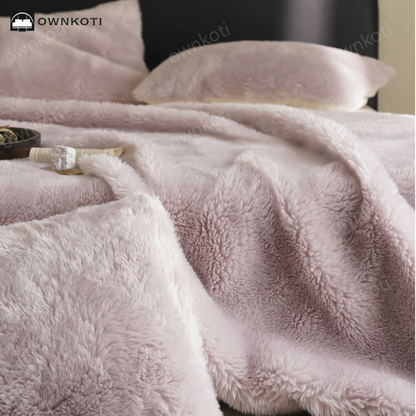 Solid Color Double-sided Fleece Blanket