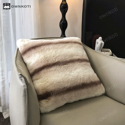 Gradient Striped Luxurious Throw Blanket