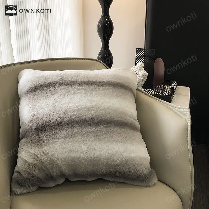 Gradient Striped Luxurious Throw Blanket