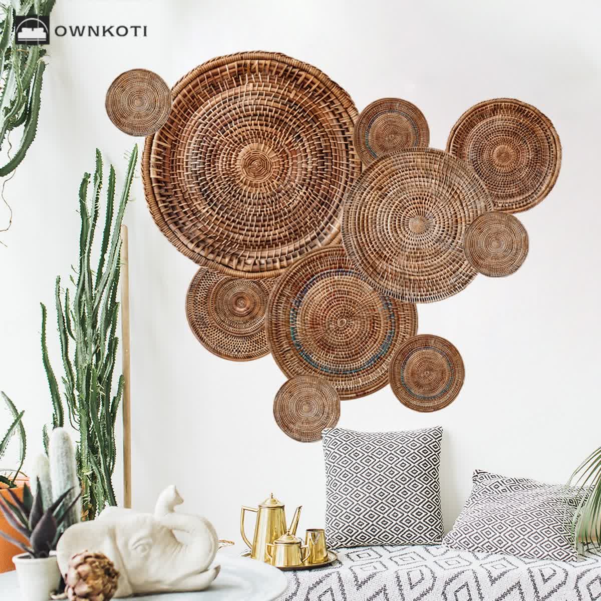 Bohemian-style Hidden Adhesive Wall Stickers