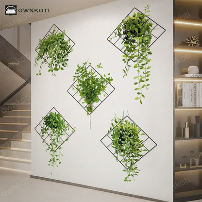 Potted 3D Botanical Home Decor Wall Stickers