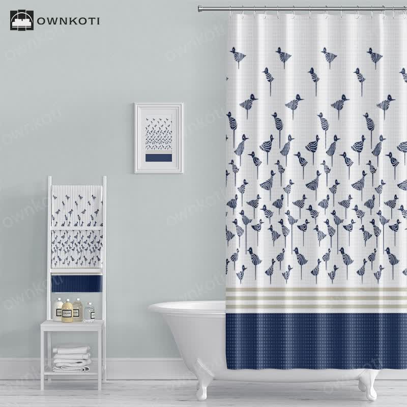 Fashion Washable Waterproof Shower Curtain