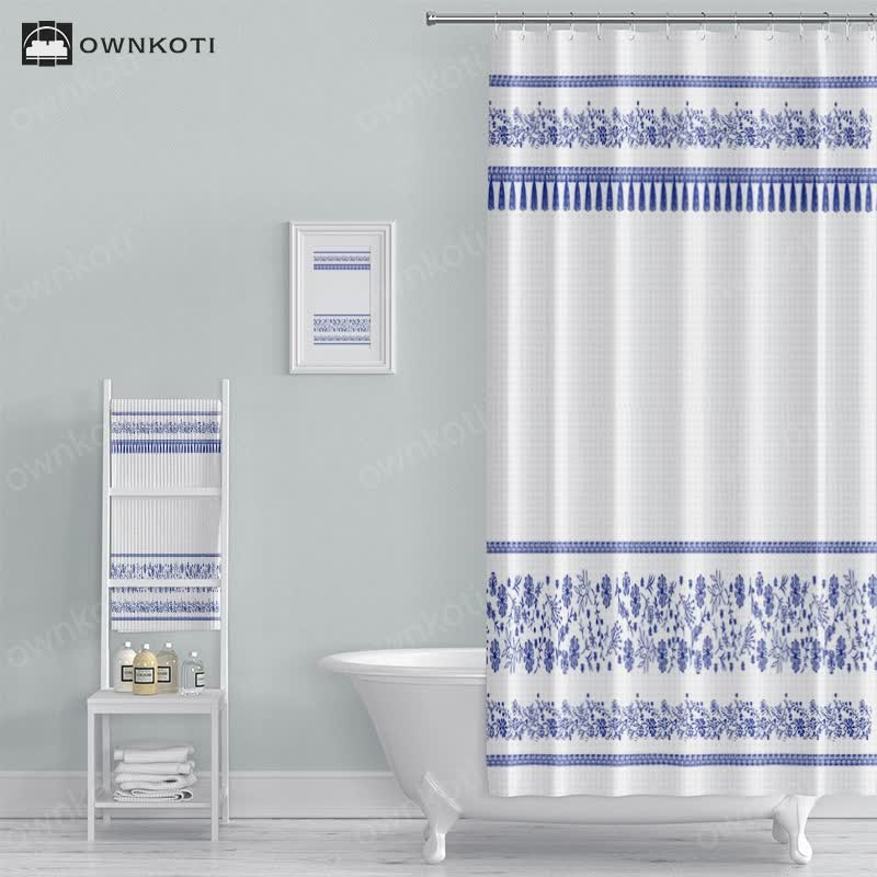 Fashion Washable Waterproof Shower Curtain