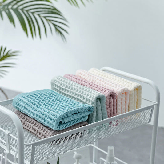 Ownkoti Simple Cotton Waffle Weave Towel (6PCS)