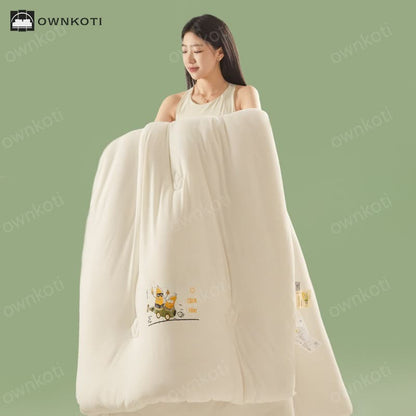 Solid Color Cotton Soft Breathable Comforter