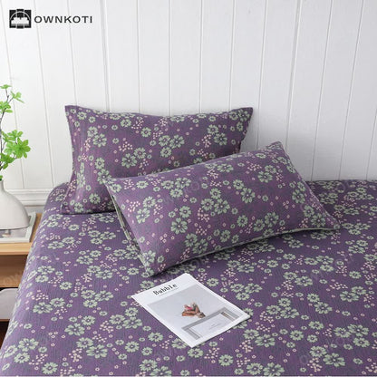 Cotton Gauze Blomming Floral Breathable Pillowcases(2PCS)