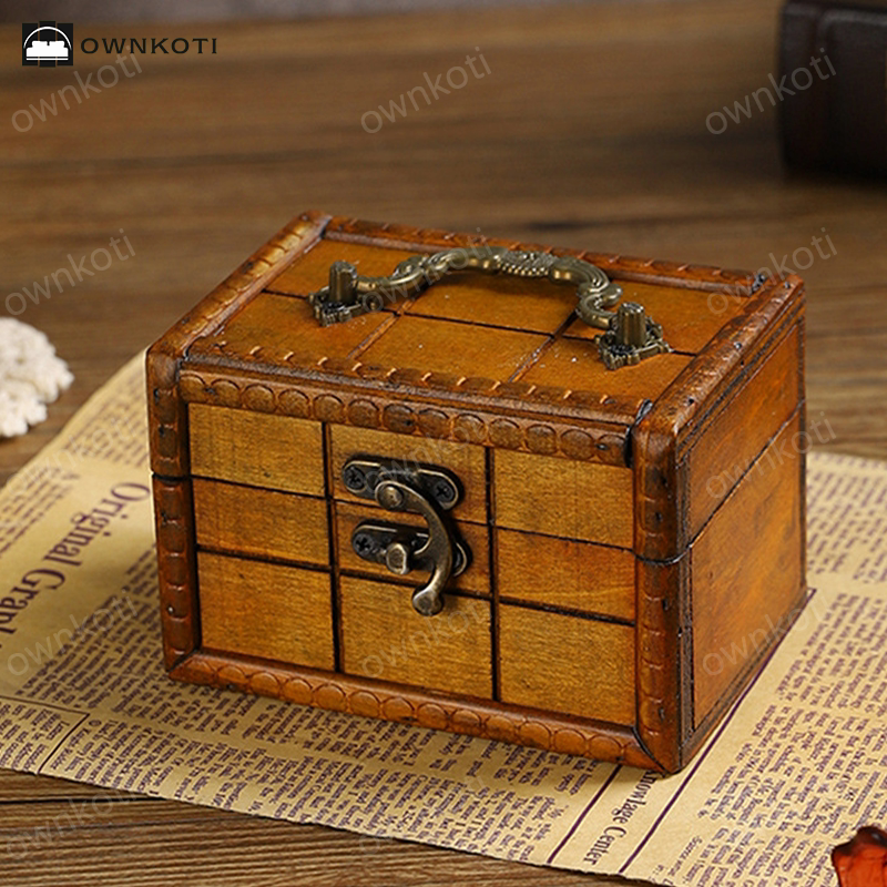 Creative Retro Wooden Storage Decorative Box