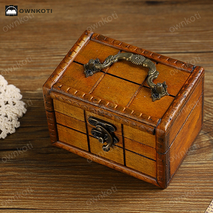 Creative Retro Wooden Storage Decorative Box