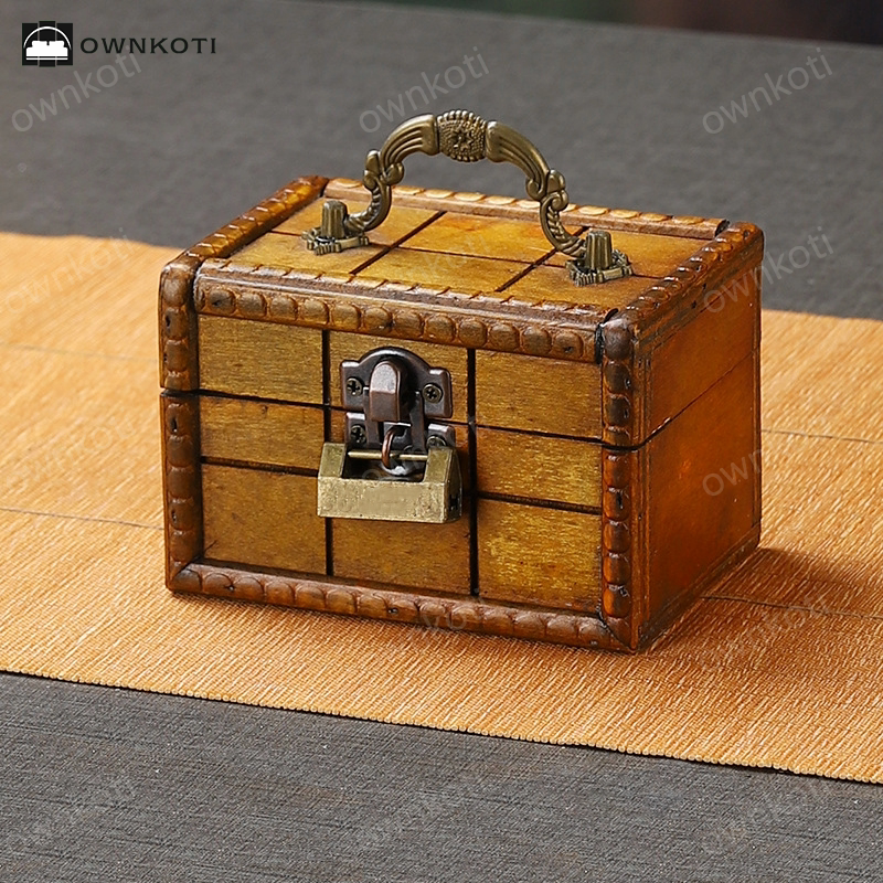 Creative Retro Wooden Storage Decorative Box