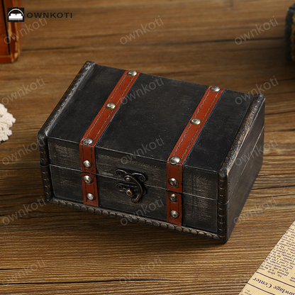 Wooden Retro Functional Storage Box