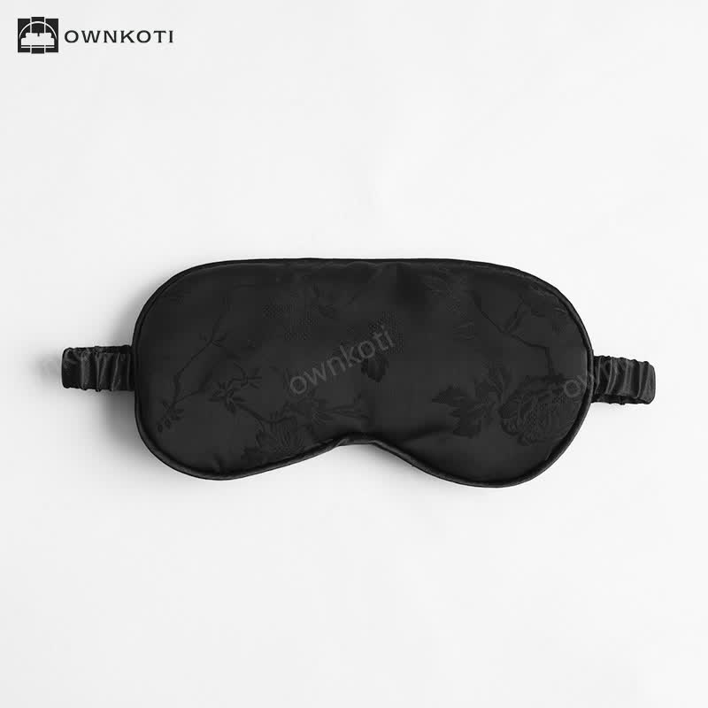 Classic Jacquard Blackout Sleeping Eye Mask