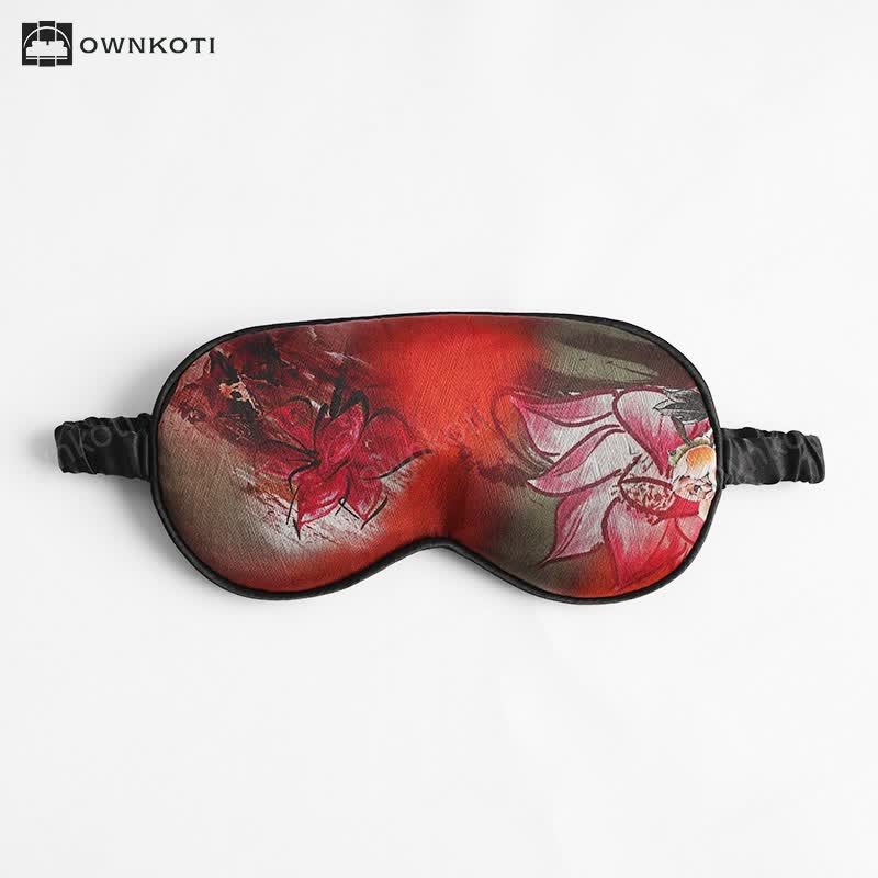 Classic Jacquard Blackout Sleeping Eye Mask