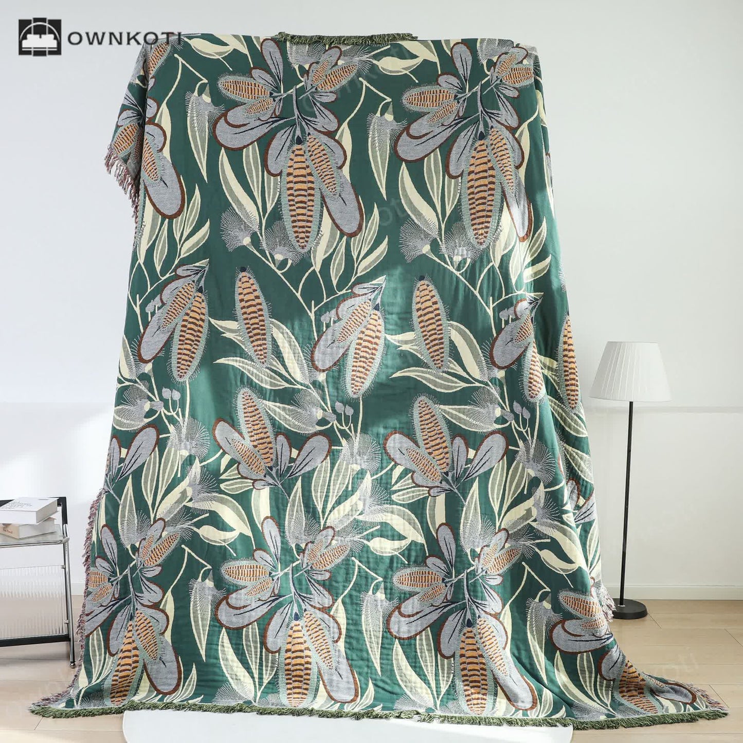 Rural Corn Cotton Gauze Tassel Quilt