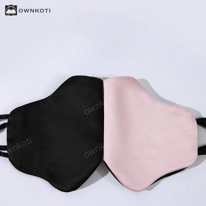 Double-sided Wearable Silk Blackout Sleeping Eye Mask