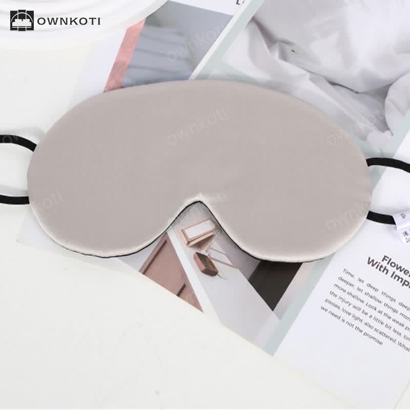 Solid Color Silk Sleeping Eye Mask