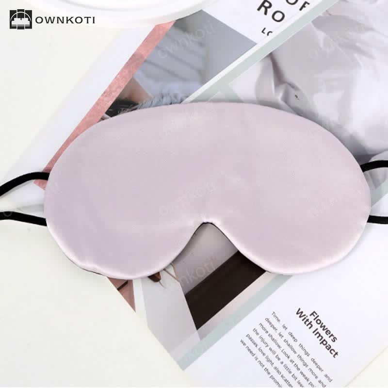 Solid Color Silk Sleeping Eye Mask