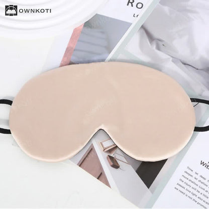 Solid Color Silk Sleeping Eye Mask