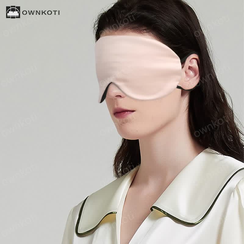 Solid Color Silk Sleeping Eye Mask