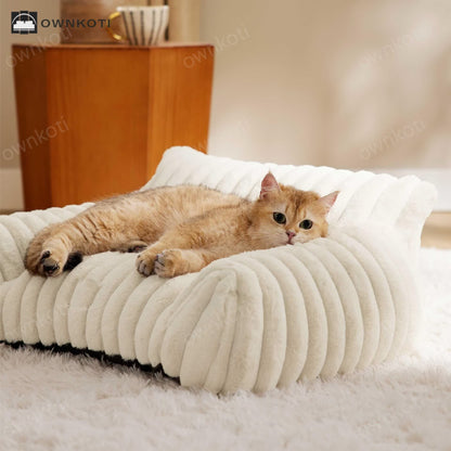 Luxurious Fluffy Cushion Pet Sofa Bed