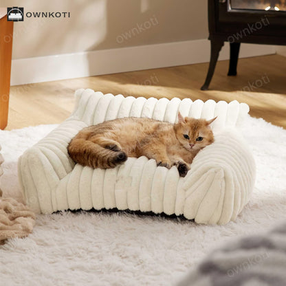 Luxurious Fluffy Cushion Pet Sofa Bed