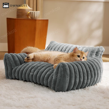 Luxurious Fluffy Cushion Pet Sofa Bed