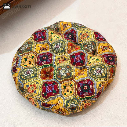 Exotic Round-shaped Soft Floor Chair Cushion