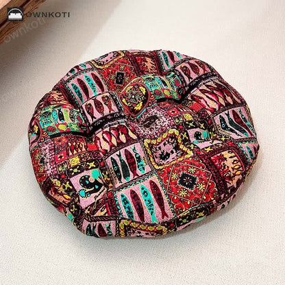 Exotic Round-shaped Soft Floor Chair Cushion