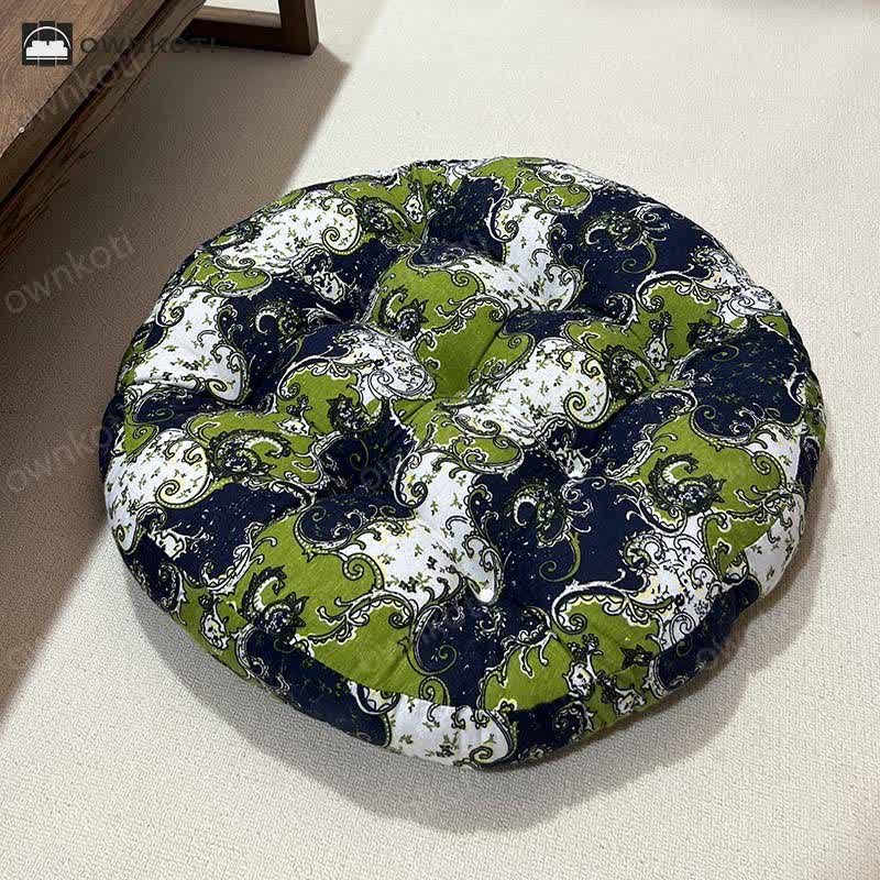 Exotic Round-shaped Soft Floor Chair Cushion