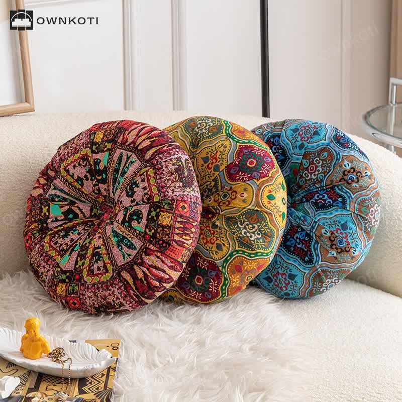 Bohemian Soft Window Floor Chair Cushion