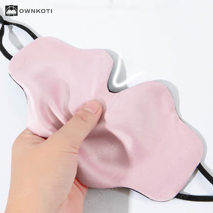 Double-sided Wearable Silk Blackout Sleeping Eye Mask