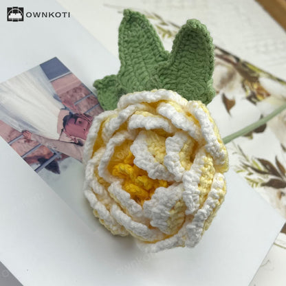 Hand-crocheted Yarn Home Decor Peony Flower