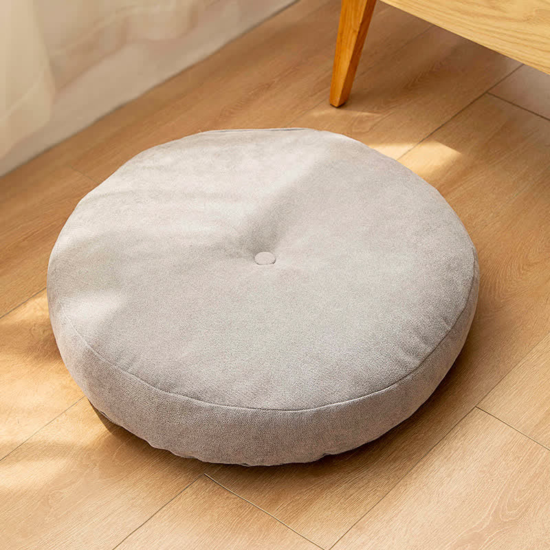 Solid Color Round Shape Seat Cushion