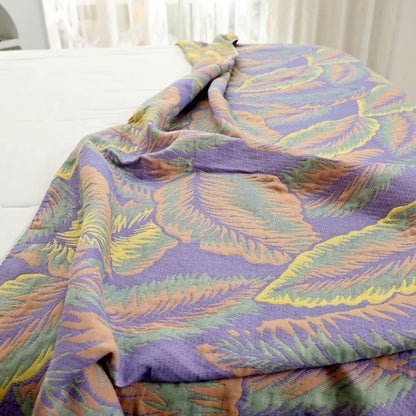 Rustic Rainforest Leaf Reversible Breathable Quilt