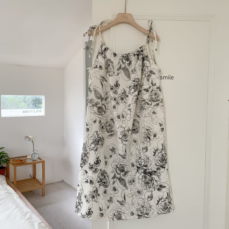 Pure Cotton Floral Summer Cami Nightdress
