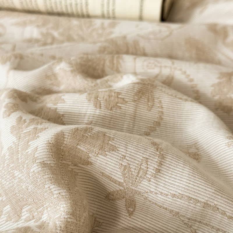 Jacquard Cotton Gauze Luxurious Breathable Bedding