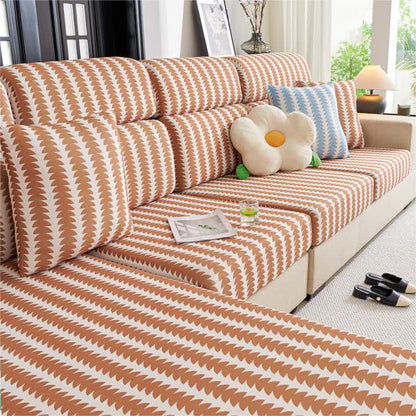 Sectional Geometric Semicircle Couch Cover