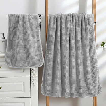 Solid Color Soft Breathable Bath Towel