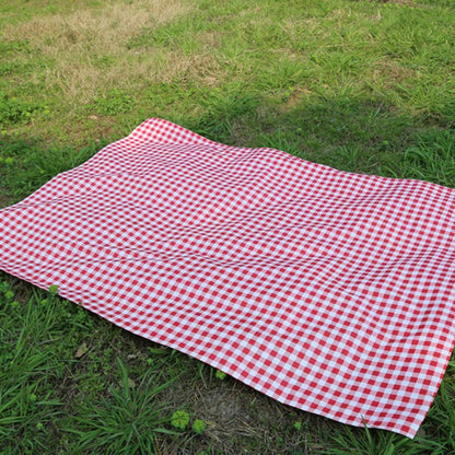 Outdoor Waterproof Red Plaid Picnic Mat