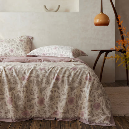 Rustic Floral Smooth Lyocell Sateen Bedding