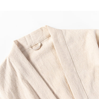 Ownkoti Soft V-Neck Bathrobe Sleepwear with Pockets